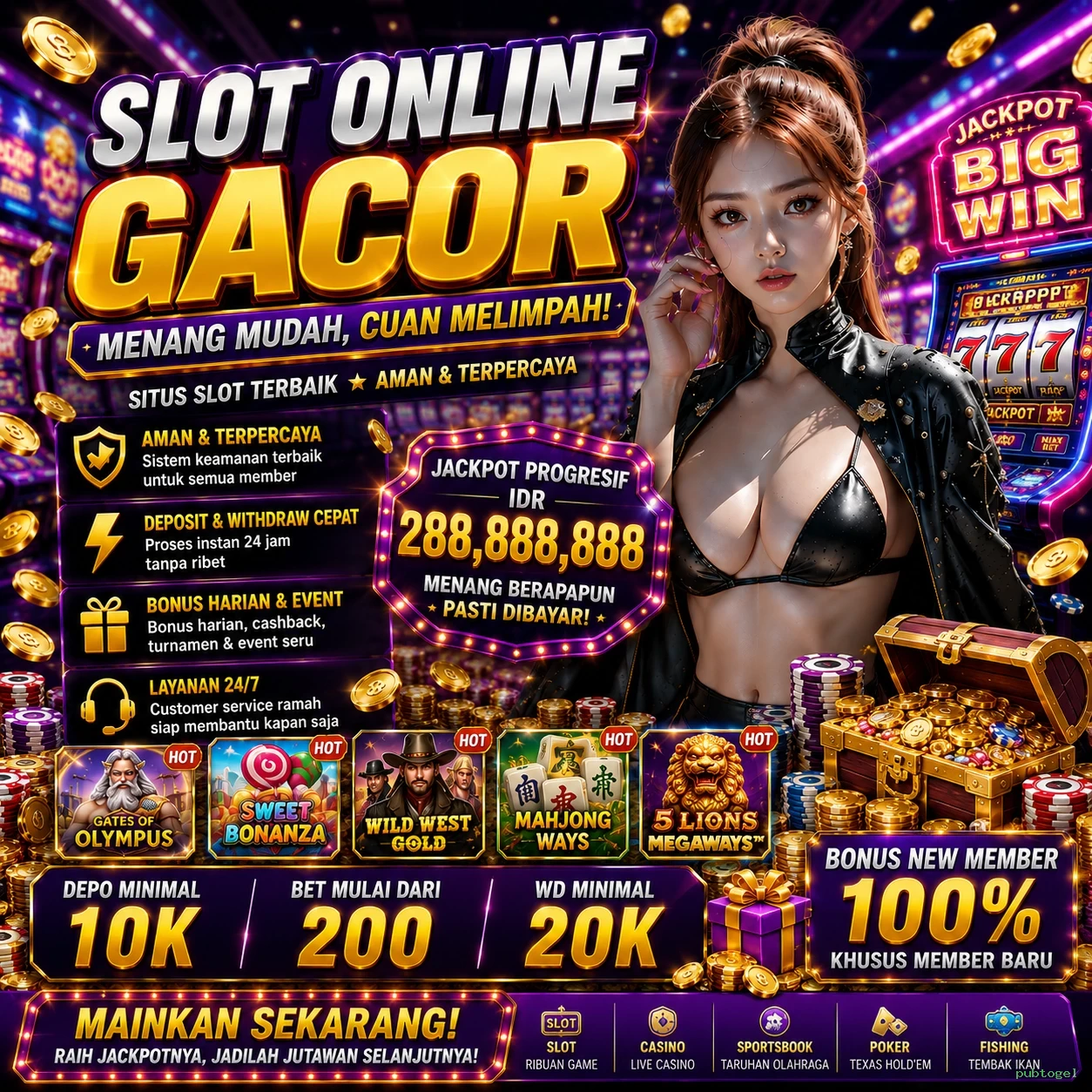 Cara Mendaftar dan Verifikasi Akun di pubtogel